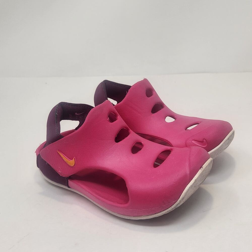 Nike Sunray Protect 3 Pink Sandals Outdoor Play Shoes Child Kids Size 10C